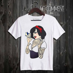 Tee shirt Blanche Neige Tatoo à commander
