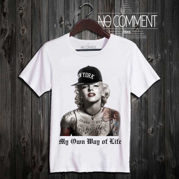 Tee-shirt Marilyn Monroe Tatoo à commander