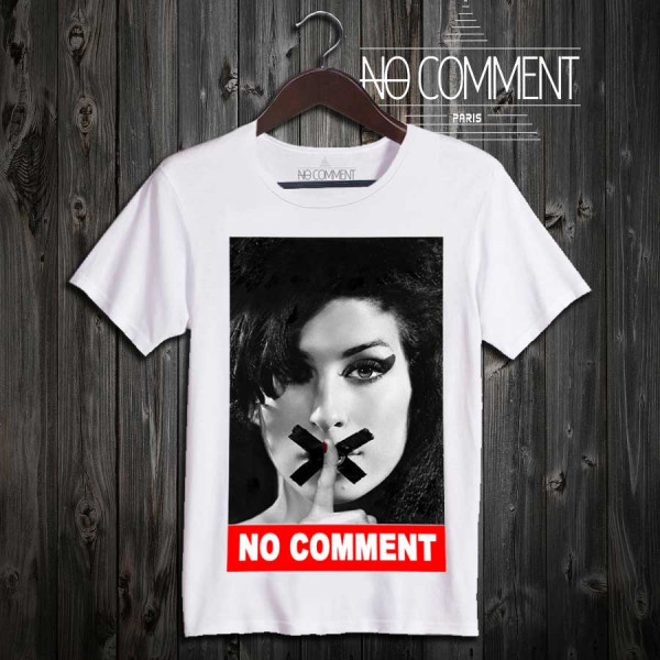 Tee-shirt Amy Winehouse No Comment à commander
