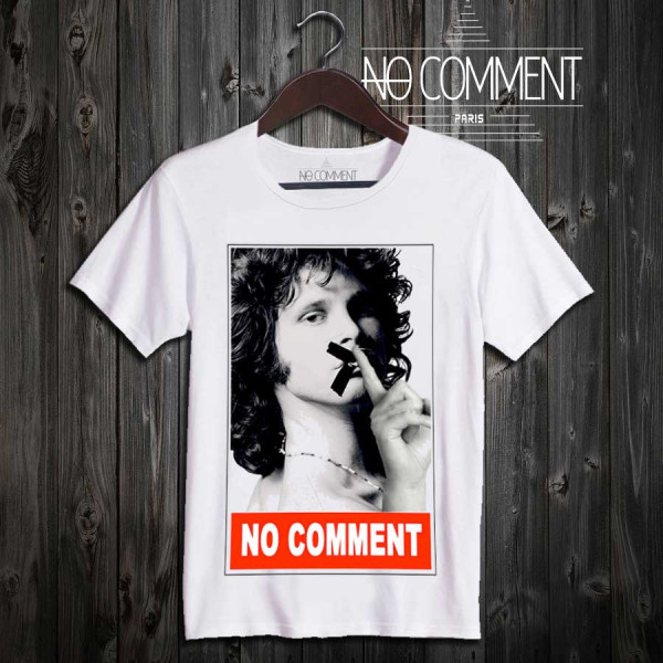 Tee-shirt Jim Morrison No Comment à commander