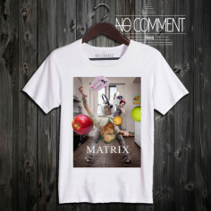 Tee-shirt Matrix Frida Kahlo face à Vincent Van Gogh  à...