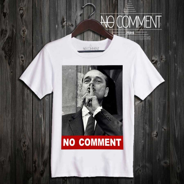 Tee-shirt Jacques Chirac No Comment