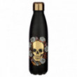 Bouteille / Gourde isotherme en acier inoxydable 500ml Skull&Roses de Puckator