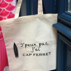 Tote bag " J'peux pas, j'ai Cap Ferret "