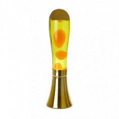 Lampe lave magma dorée de Balvi 2