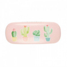 Etui lunettes imprimé cactus