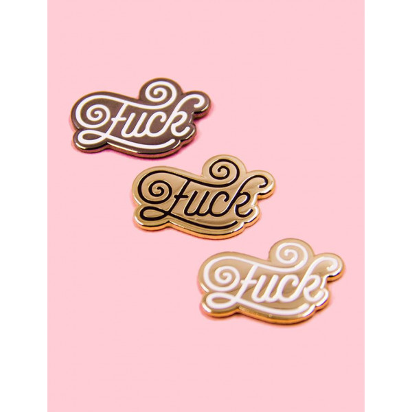 Pin's Fuck doré