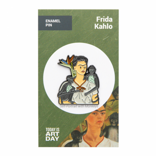Pin's Autoportrait aux singes de Frida Kahlo