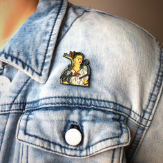 Pin's Autoportrait aux singes de Frida Kahlo 2