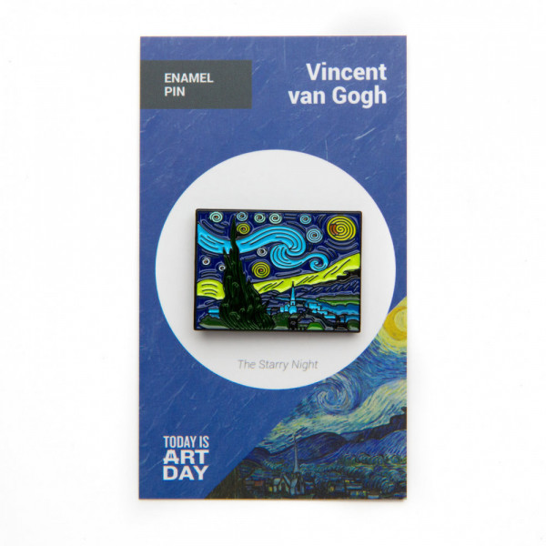 Pin's La nuit étoilée de Vincent Van Gogh