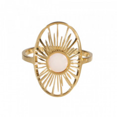 Bague Rayons avec Nacre Serti