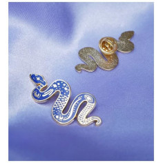 Pin's Serpent Bleu 2