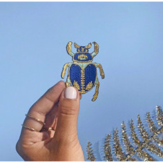 Patch Thermocollant Scarabée Doré XS