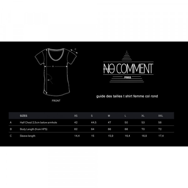 Tee-shirt Bowie No Comment à commander