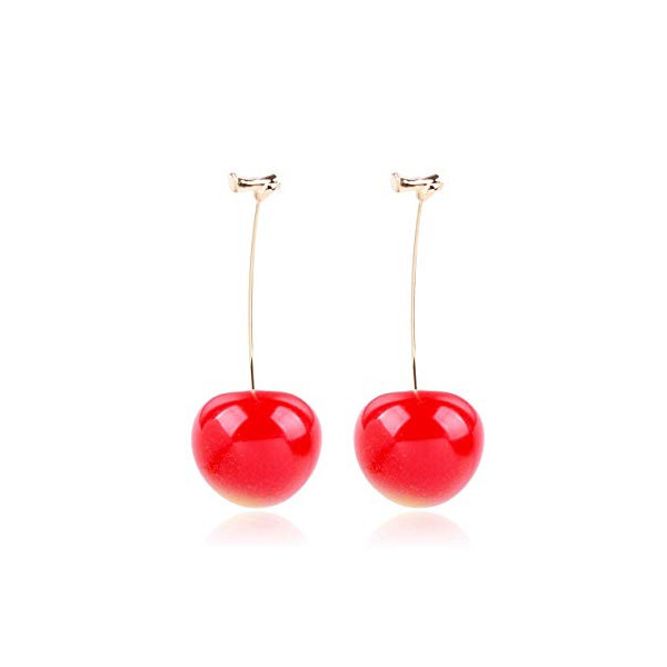 Boucles d'oreilles cerises