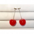 Boucles d'oreilles cerises