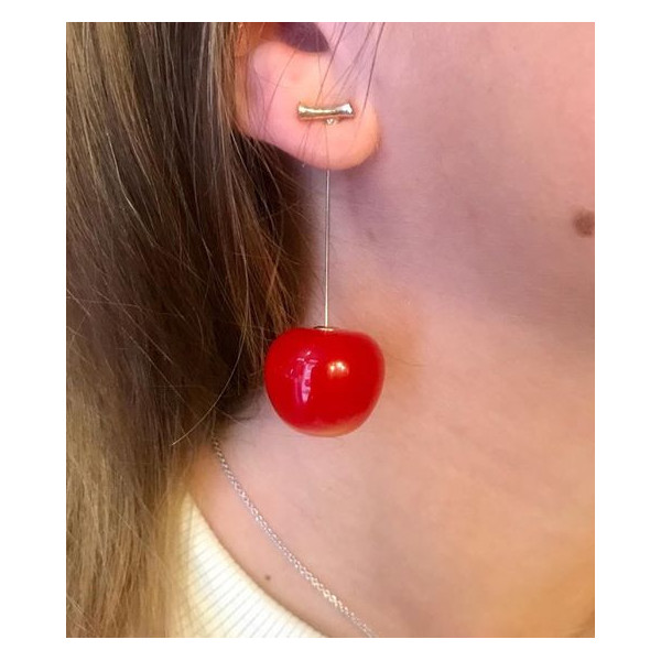Boucles d'oreilles cerises