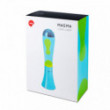 Lampe lave magma bleue aluminium