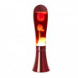 Lampe lave magma rouge et aluminium rouge par Balvi