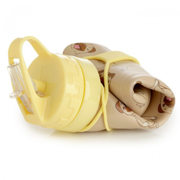 Bouteille pliable en silicone motif Carlin