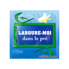 Préservatif Laboure-moi dans le pré