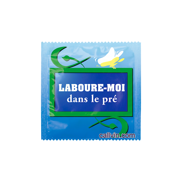 Préservatif Laboure-moi dans le pré