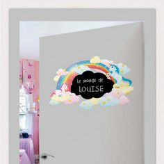 Sticker ardoise licorne 2